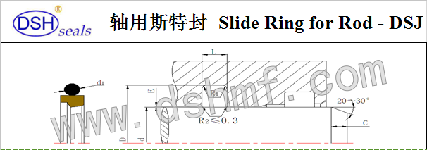 軸用斯特封y型密封圈規格型號表 軸用斯特封y型密封圈規格型號表