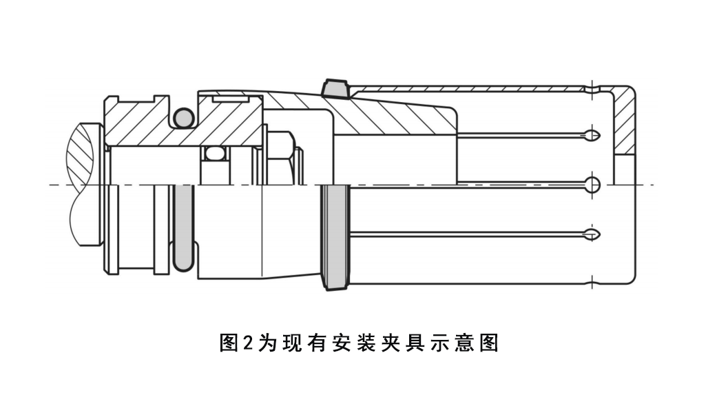 一種孔用密封圈快捷安裝夾具圖2為現有安裝夾具示意圖 一種孔用密封圈快捷安裝夾具圖2為現有安裝夾具示意圖