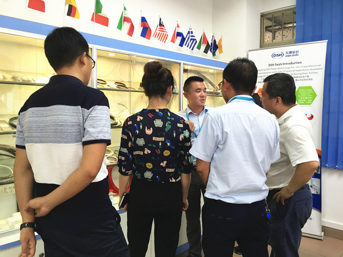 歡迎南京世界500強企業蒞臨東晟密封件廠家參觀考察