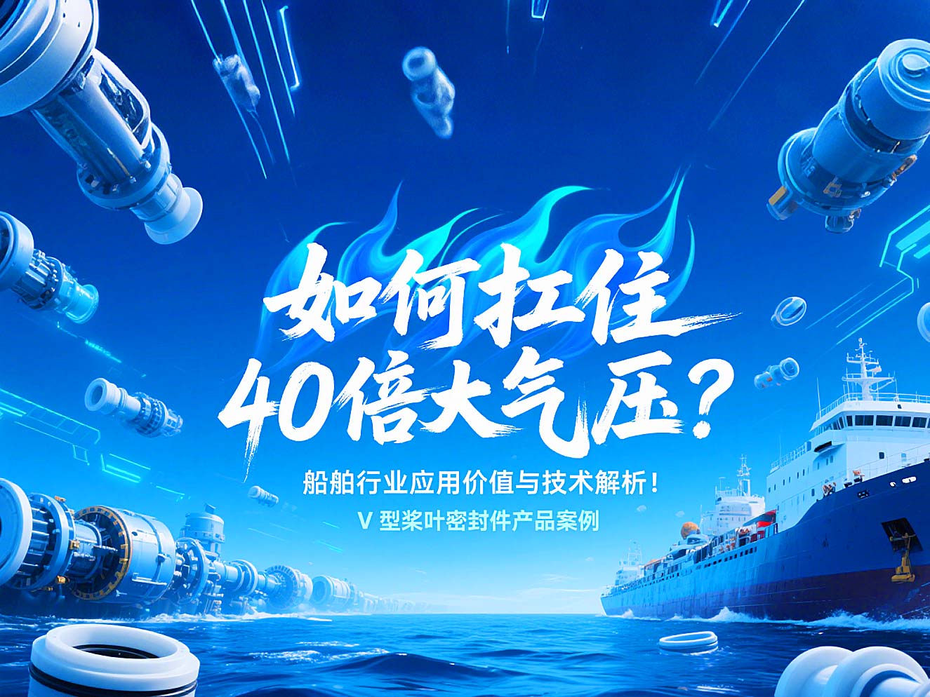 V型槳葉密封件 ?  如何扛住40倍大氣壓：船舶行業應用價值與技術解析！