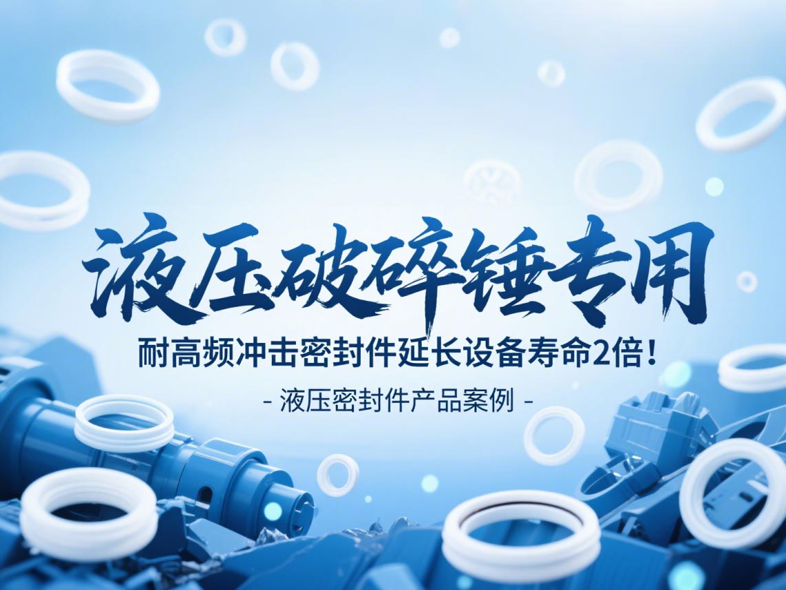 液壓破碎錘專用!耐高頻沖擊密封件延長設備壽命2倍!