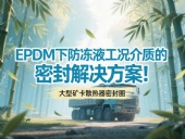 大型礦卡散熱器密封圈 ? EPDM下防凍液工況介質的密封解決方案！